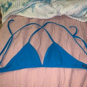 Jolyn blue bikini top